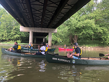 Big Darby Creek State and National Scenic River Canoe Float Image