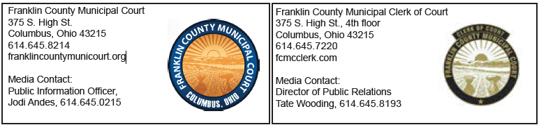 Media contact information for the Municipal Court and the Municipal Clerk