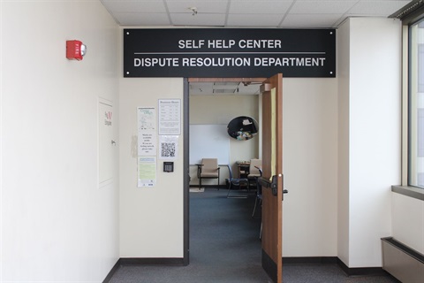 Photo of the entrance to the Self Help Center